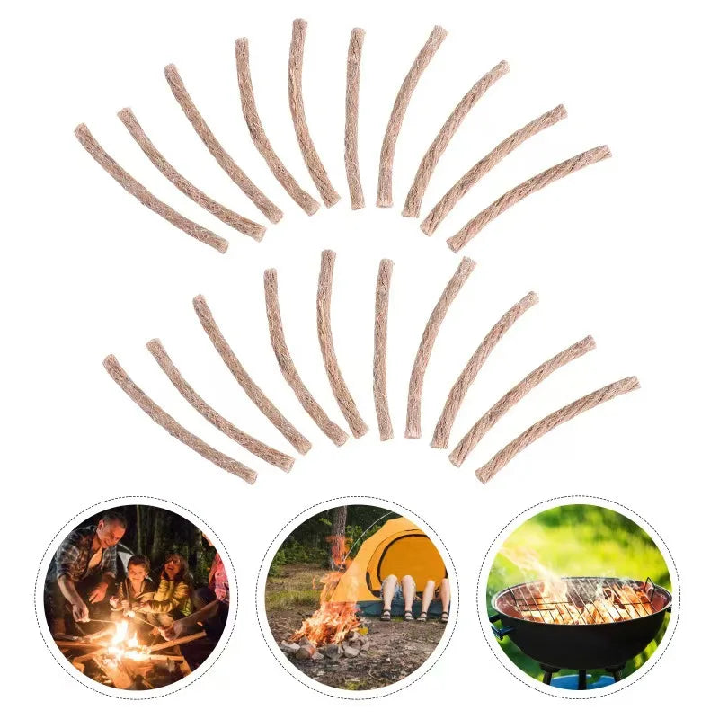 Outdoor Survival Wick Hemp Cord – Essential Camping Fire Starters image 2
