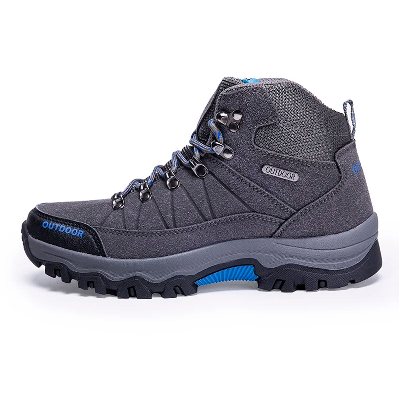 Best Seller Men's High-top Outdoor Climbing Shoes – Waterproof &amp; Anti-Slip image