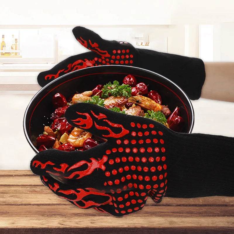 Premium BBQ Gloves – Silicone Heat-Resistant for Ultimate Protection image 0
