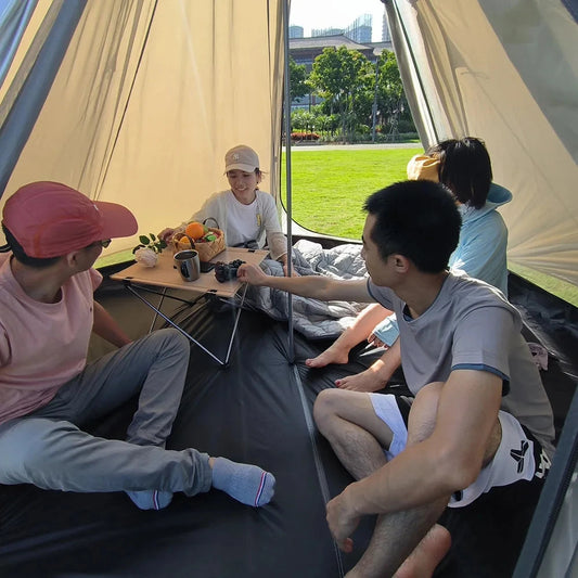 Ultralight Pyramid 4 Person Camping Tent – Spacious Teepee for Outdoor Adventures image 1