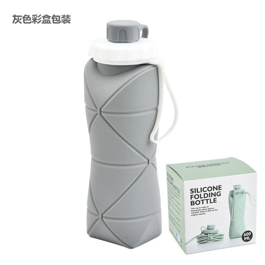 Silicone Collapsible Sports Water Bottles – Perfect for Outdoor Adventures image 6