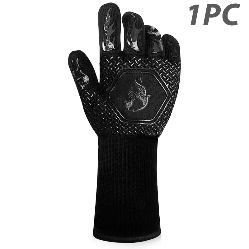 Heat-Resistant Silicone Oven Gloves for Safe Cooking &amp; Grilling image 7