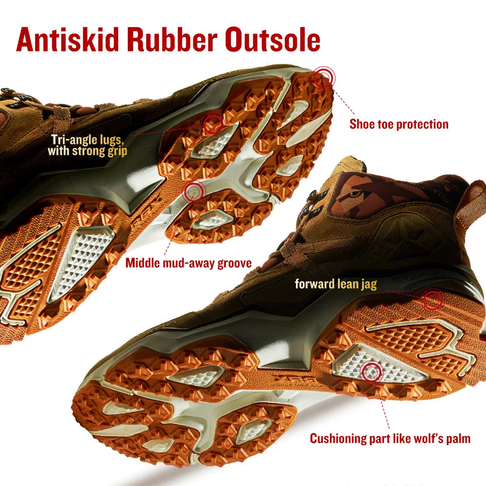 RAX Mid-Top Waterproof Hiking Shoes – Perfect for Outdoor Adventures image 1