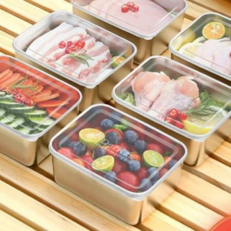 Durable Stainless Steel Food Storage Pan with Lid for Commercial Use image 4