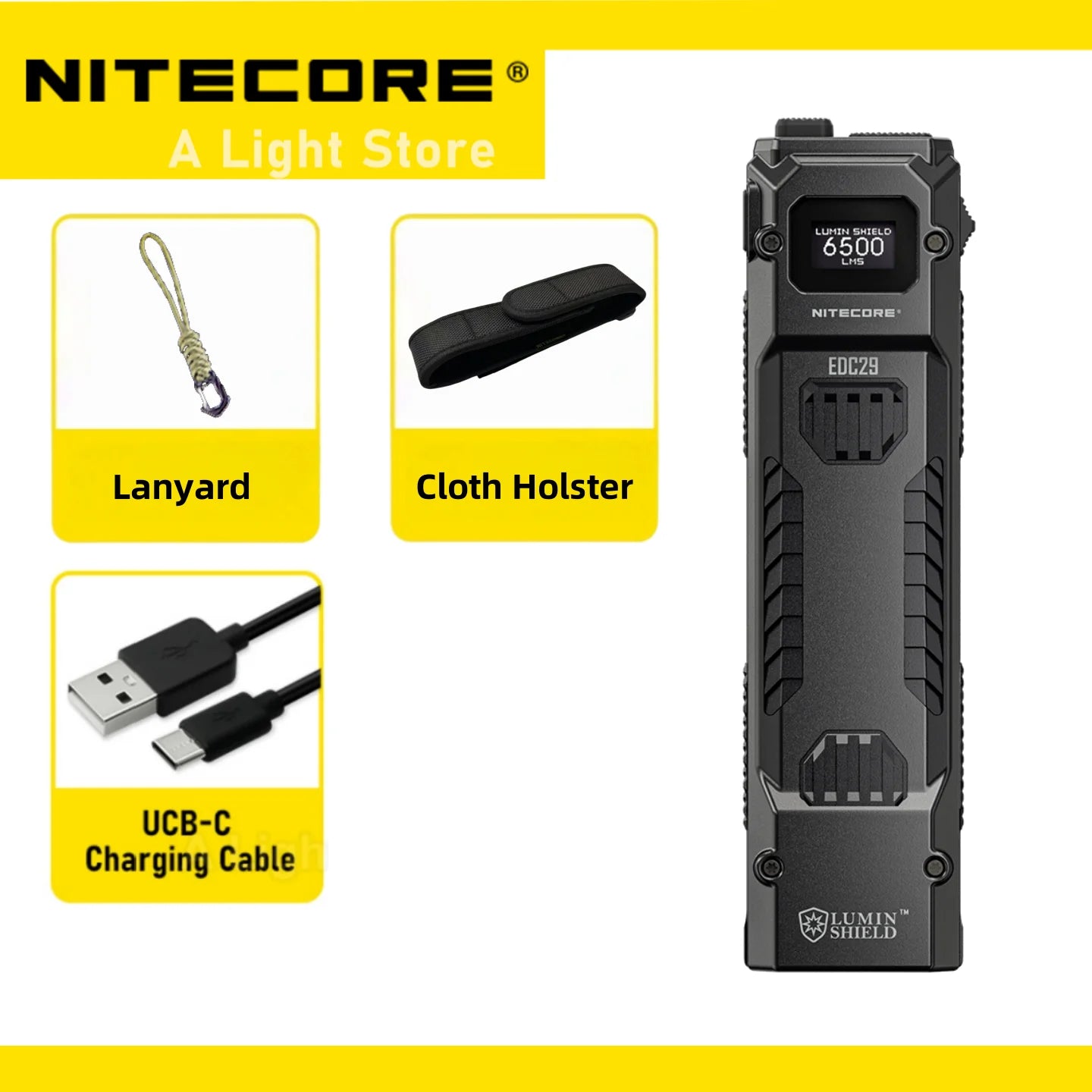 NITECORE EDC29 Flashlight – Portable Keychain Light for Everyday Carry image