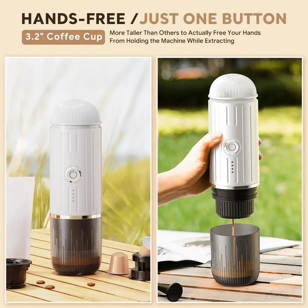 IKAPE Espresso Portable Coffee Machine – 2-in-1 Capsule Espresso Maker image 4