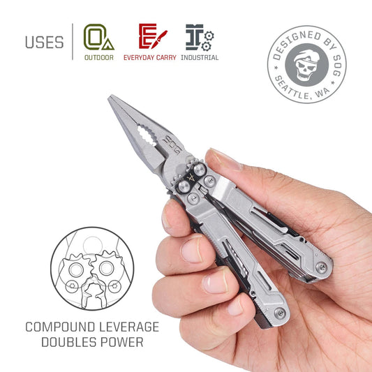 SOG PowerPint 18-in-1 Tactical Multi-Tool – Compact EDC Gear for Adventurers image 1