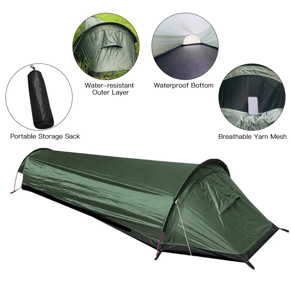 Compact and Lightweight Backpacking Tent for Solo Adventures image 3