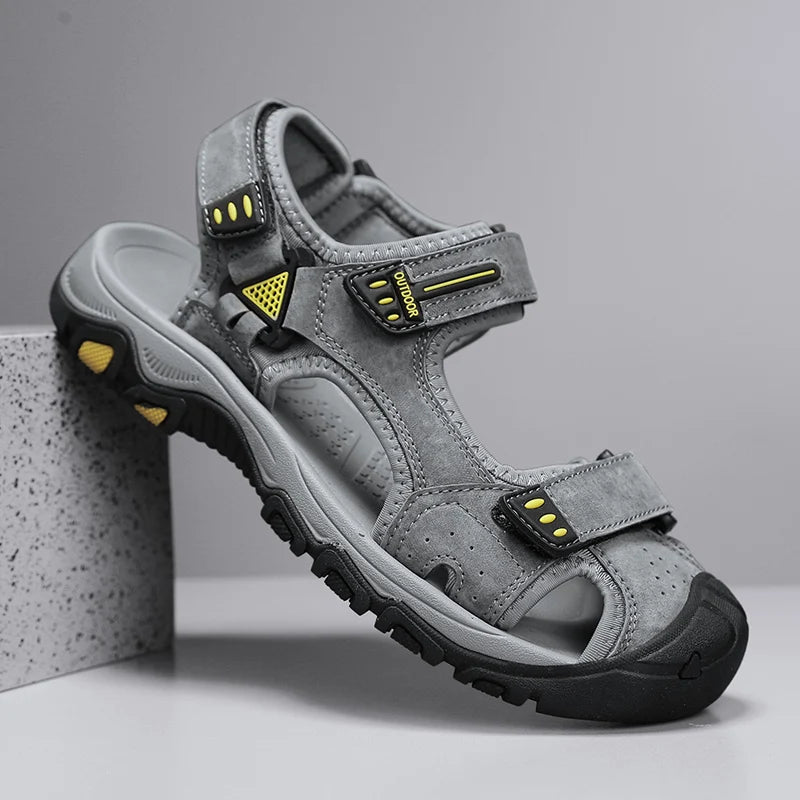 Summer Baotou Men Sandals – Lightweight Outdoor Sports Footwear image