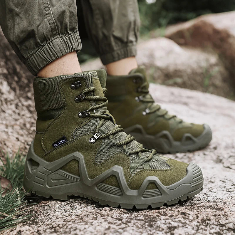 Men Tactical Boots – Straps for Combat, Hiking, and Motorcycle Use image 5