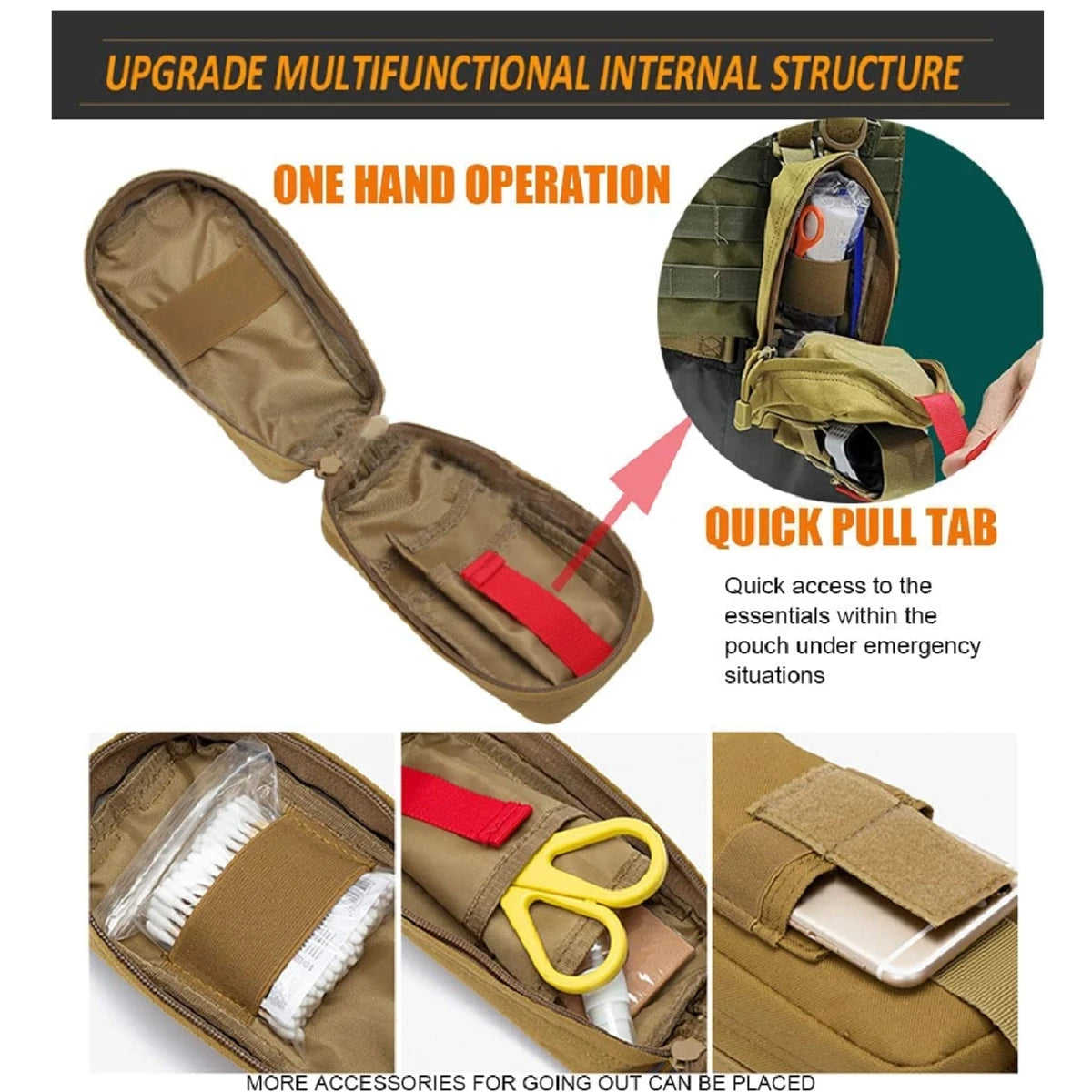 Portable Medium Bag First Aid Pouch – Essential Survival Kit for Emergencies image 3