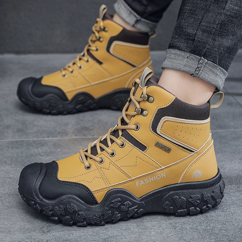 Winter Men's Hiking Shoes – Lightweight, Anti-Slip Outdoor Boots image 4