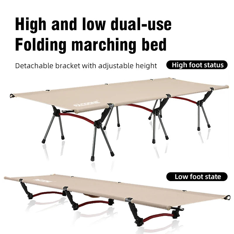PACOONE Camping Cot – Portable Comfort for Outdoor Adventures image 1