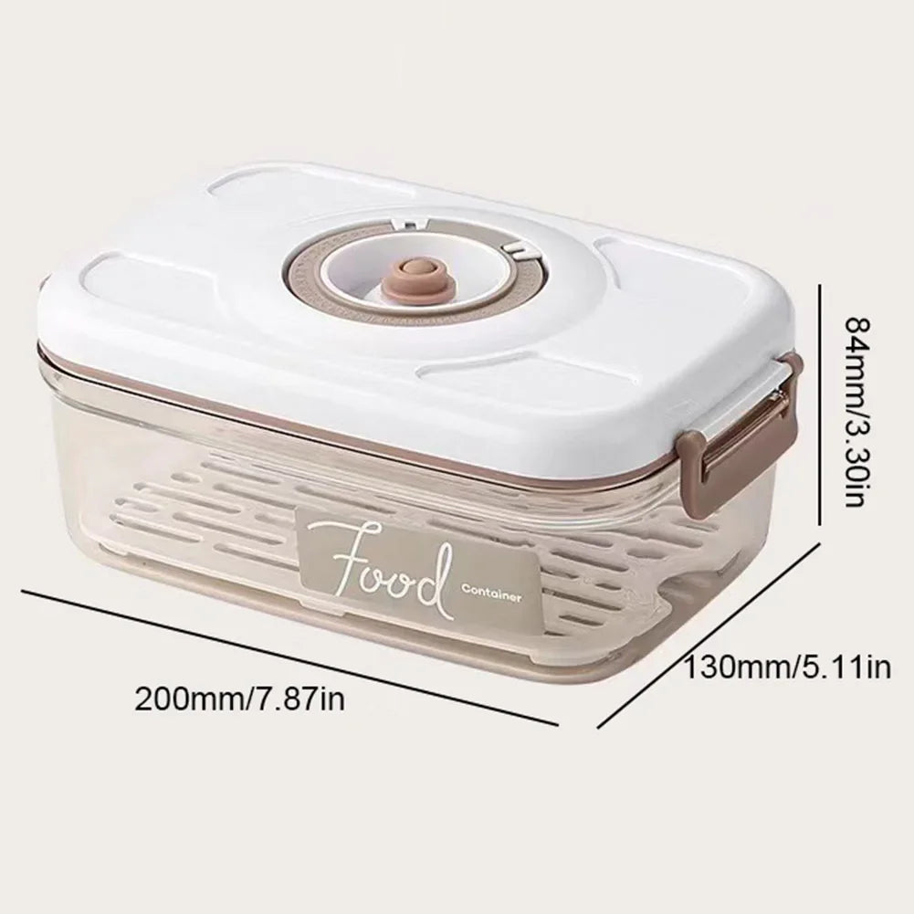 Vacuum Food Storage Box with Time Compass &amp; Air Pump – Large Capacity Organizer image 5