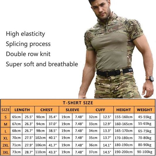 Tactical T-Shirt for Men – Ideal for Airsoft, Paintball, and Outdoor Activities image 1