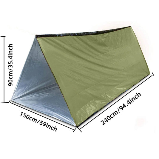 2 Person Emergency Shelter Bivy Survival Tent Kit – Essential Outdoor Gear image 1