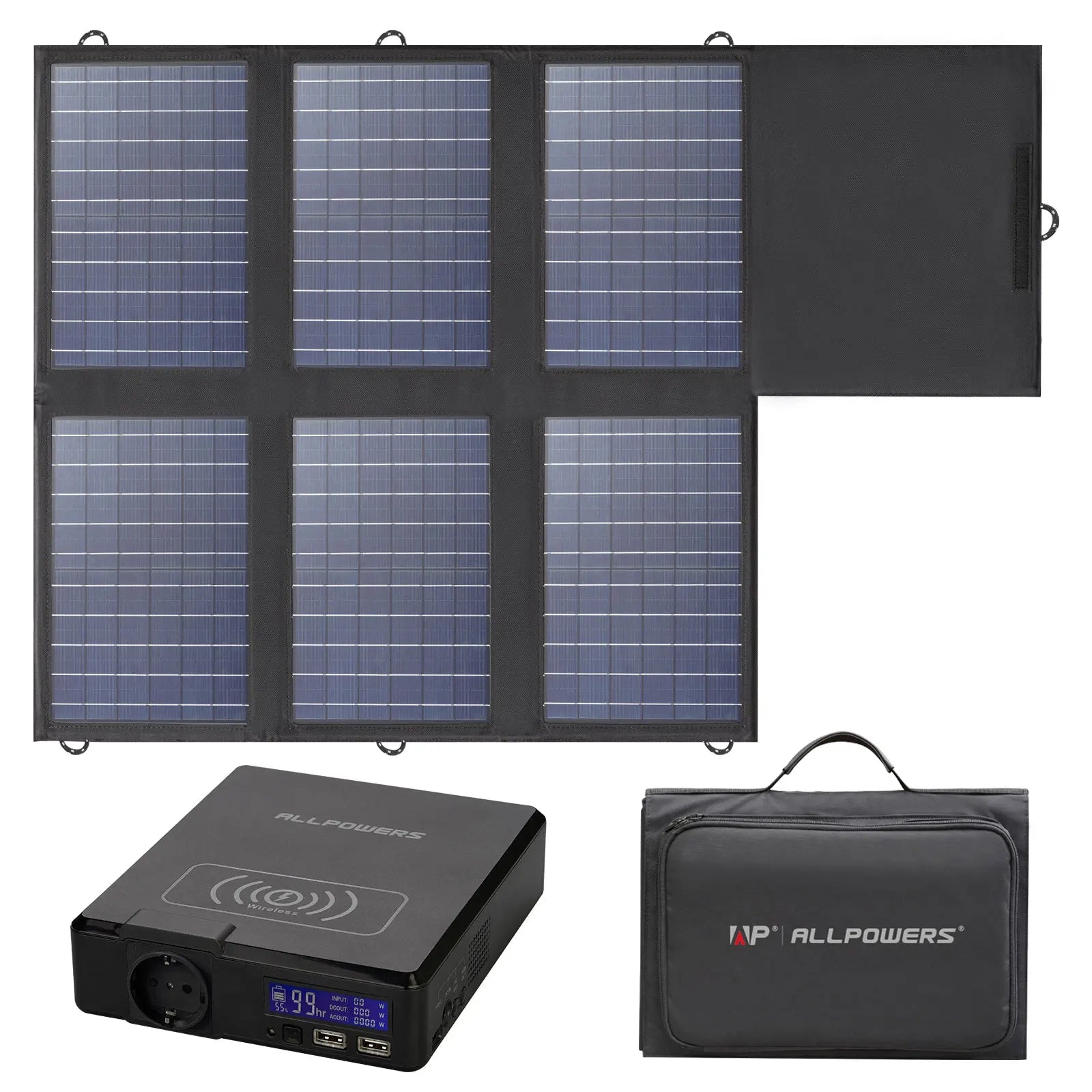 ALLPOWERS Solar Powerbank 41600mAh – Portable Power Solution for Outdoor Enthusiasts image