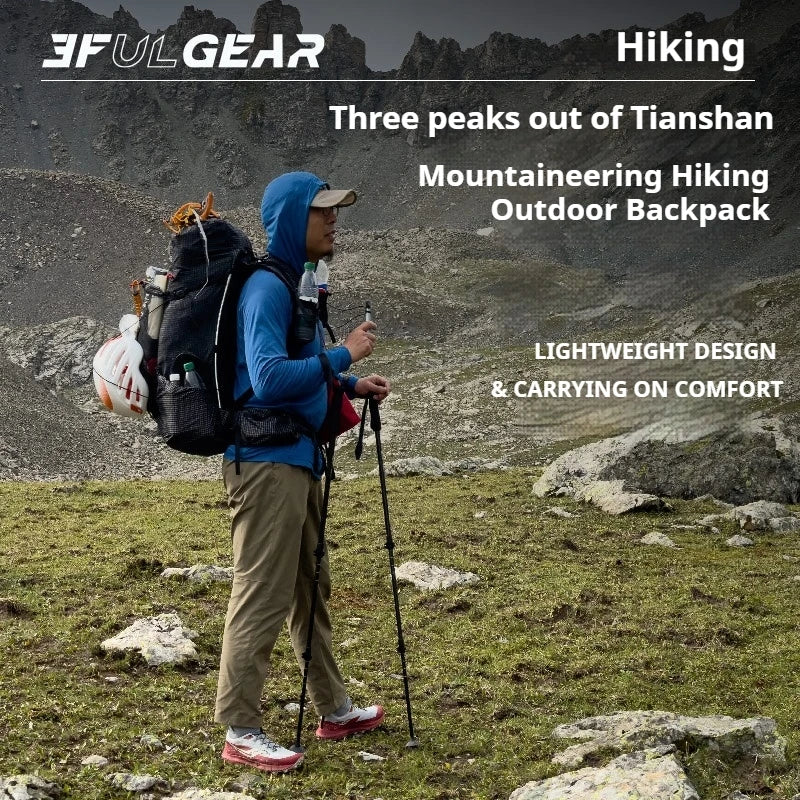 3F UL GEAR TianShan 35+10L Backpack – Ultralight &amp; Durable Outdoor Companion image 1