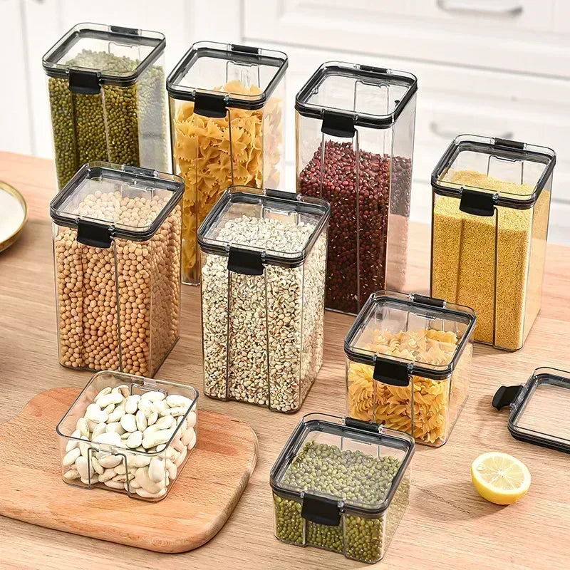 Stackable Plastic Food Storage Containers – Versatile Kitchen Organization image 4