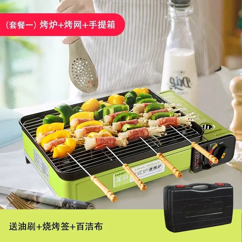 Portable Barbecue Stove – Smokeless Grill &amp; Dual-Purpose Gas Oven image 12