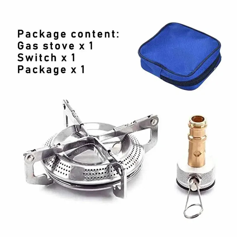 Windproof Camping Gas Stove – Portable and Foldable for Outdoor Adventures image 1