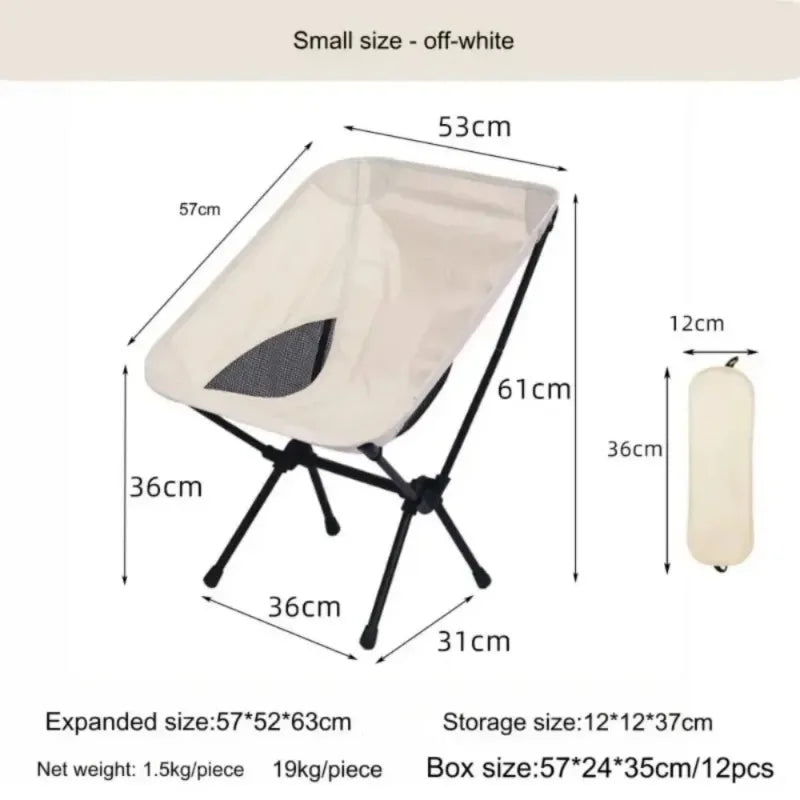 Ultralight Portable Folding Moon Chair – Ideal for Outdoor Adventures image 5