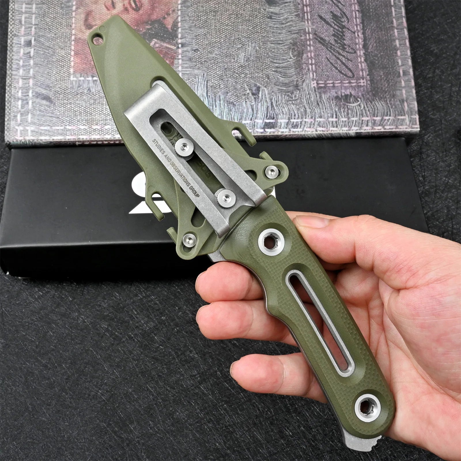 Outdoor Knife: Tactical, Portable, and Ready for Adventure image 4