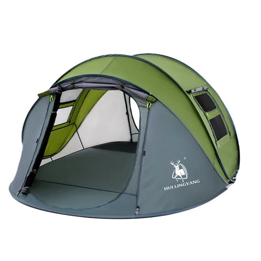 Outdoor Adventure Made Easy: 3-4 Person Automatic Pop Up Tent image 1