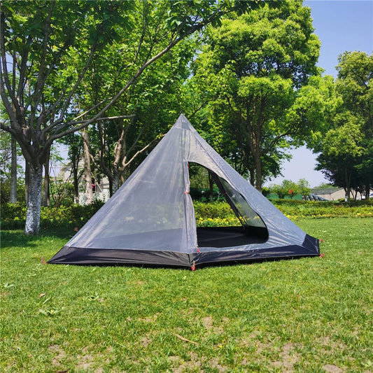 Ultralight Pyramid Tent's Inner Mesh Tent – Portable Summer Camping Companion image 1