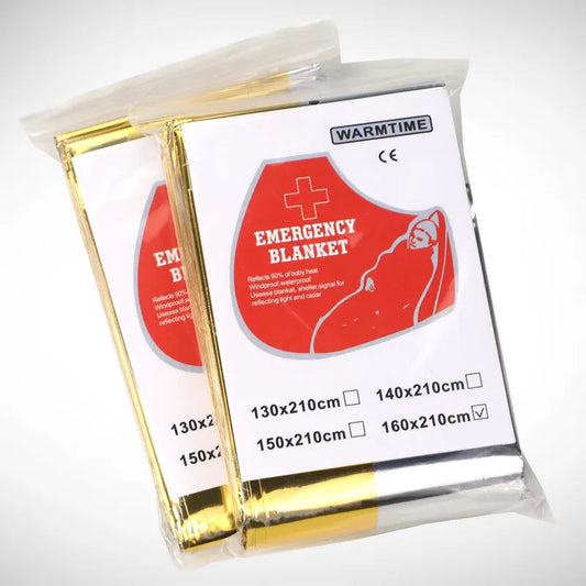 Outdoor Insulation Portable Foil Emergency Blanket – Essential Survival Gear image 1