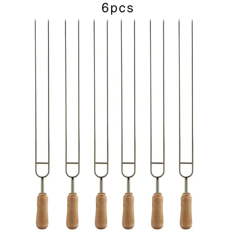 Stainless Steel U-Shaped BBQ Skewers – Perfect for Grilling Enthusiasts image 3