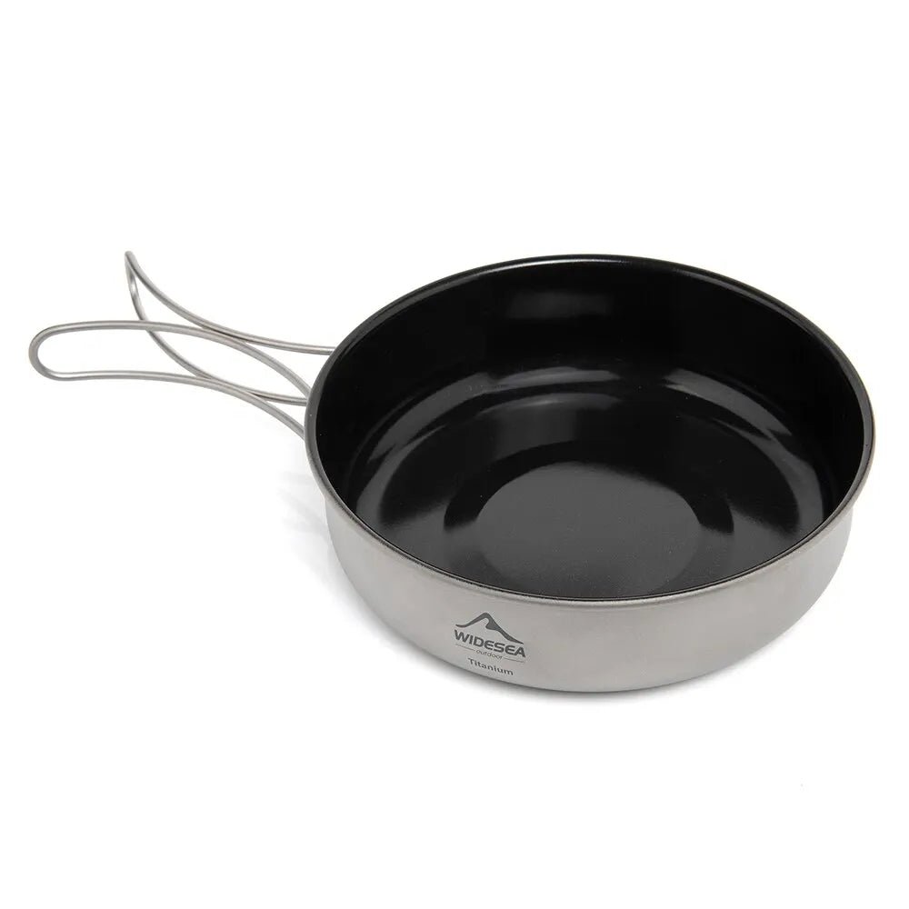Widesea Camping Tableware Titanium Cookware Set – Ultimate Outdoor Cooking Companion image 7