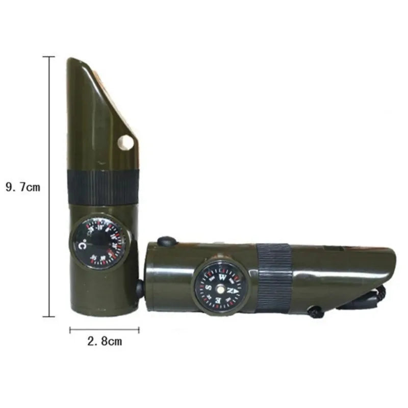 Jungle Survival Multi-Tool – Whistle, Compass, Mirror &amp; More for Adventurers image 4