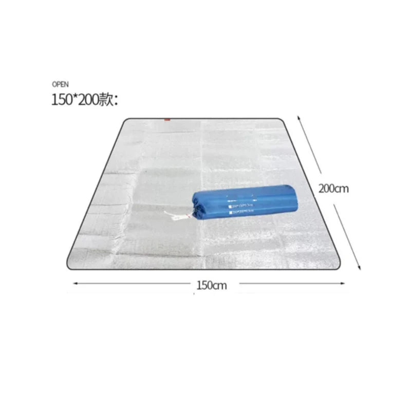 Waterproof and Portable Double-sided Aluminum Film Picnic Mat - 1.5x2m image