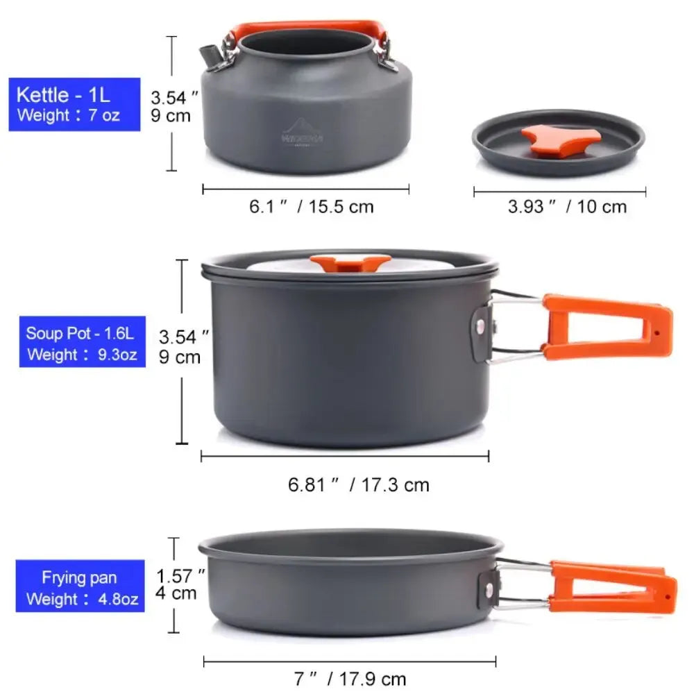 Widesea Camping Tableware – Outdoor Cookware Set for Adventurers image 1