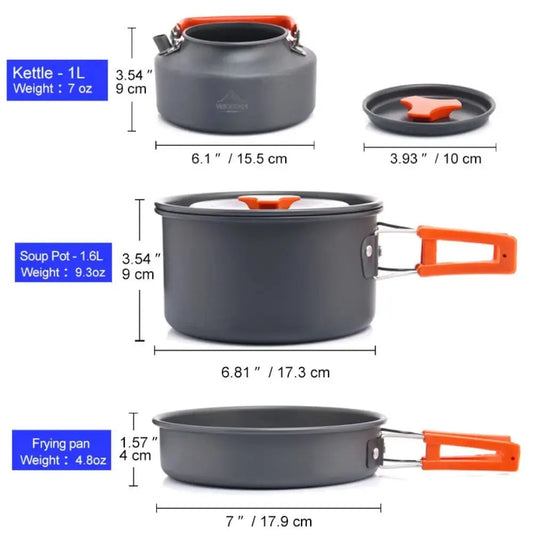Widesea Camping Tableware – Outdoor Cookware Set for Adventurers image 1
