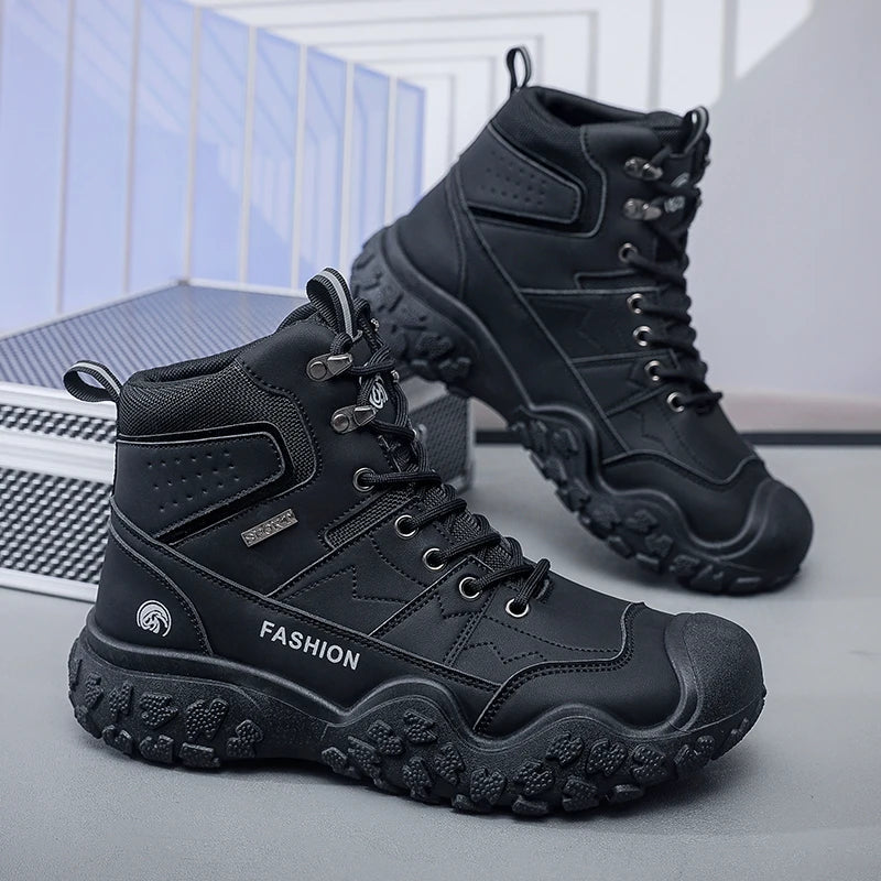 Winter Men's Hiking Shoes – Lightweight, Anti-Slip Outdoor Boots image