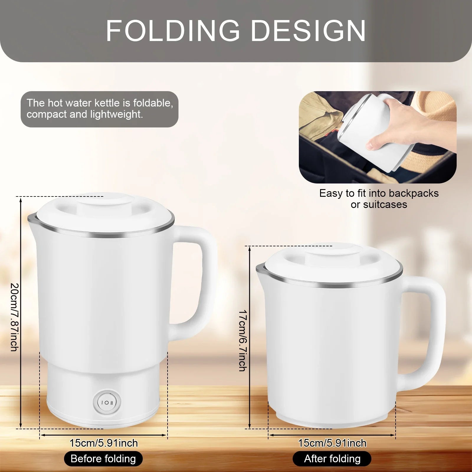 Foldable Electric Kettle – Compact and Convenient for Travel image 5