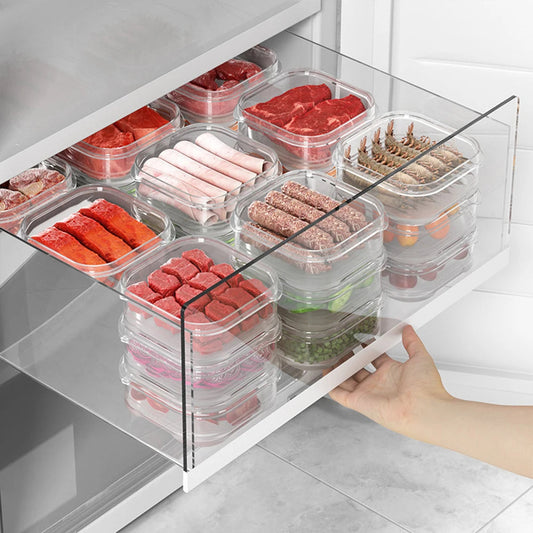 5/1Pcs Mini Transparent Food Storage Containers – Keep Your Fridge Organized image 1