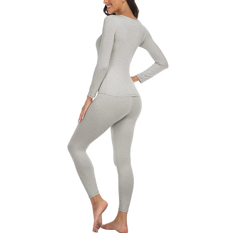 Women’s Ultra Soft Fleece Lined Thermal Underwear Sets image 4