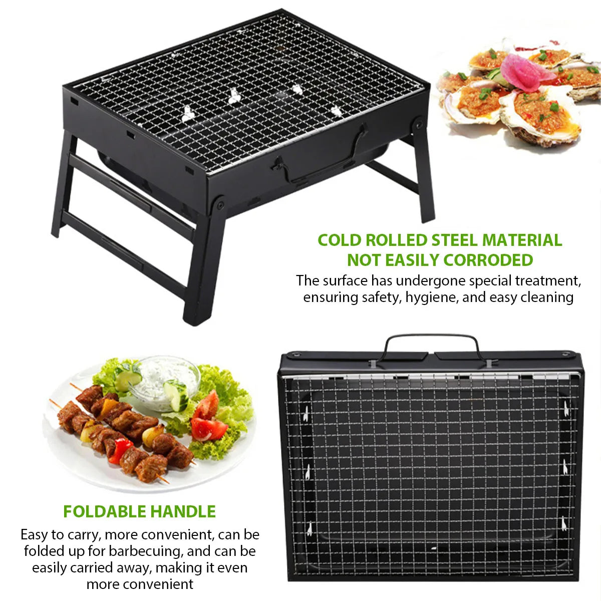 Portable BBQ Charcoal Grill – Compact and Convenient for Outdoor Cooking image 3