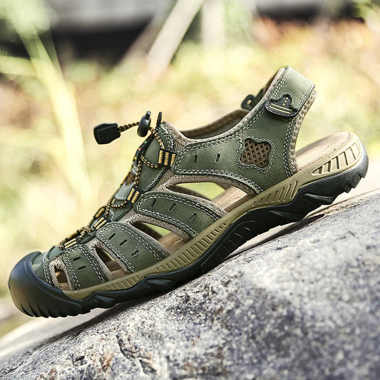 Summer Outdoor Sandals – Breathable Hiking and Aqua Sneakers for Men image 1