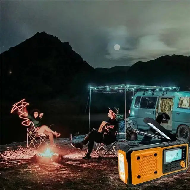 5000mAh/18500mWh Emergency Hand Crank Radio – Stay Prepared Anytime image 3