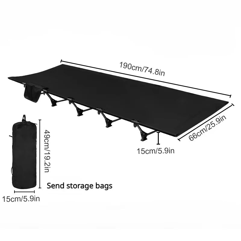 WESTTUNE Camping Cot – Ultralight and Portable Folding Bed for Outdoor Adventures image 6