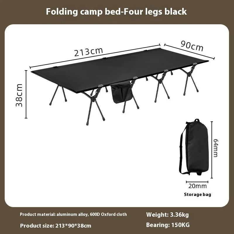 Lohascamping 90cm Widen Ultralight Folding Camping Cot – Portable and Versatile image 6