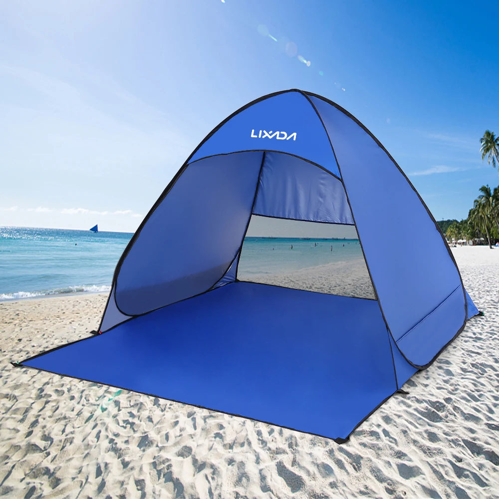 Lixada Automatic Pop Up Beach Tent – Lightweight UV Protection Shelter image 2