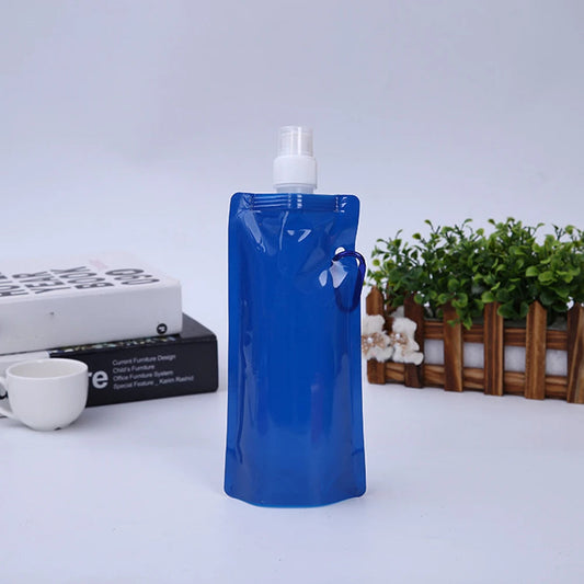 Collapsible Water Bottle Canteen – Perfect for Biking, Hiking &amp; Travel image 1