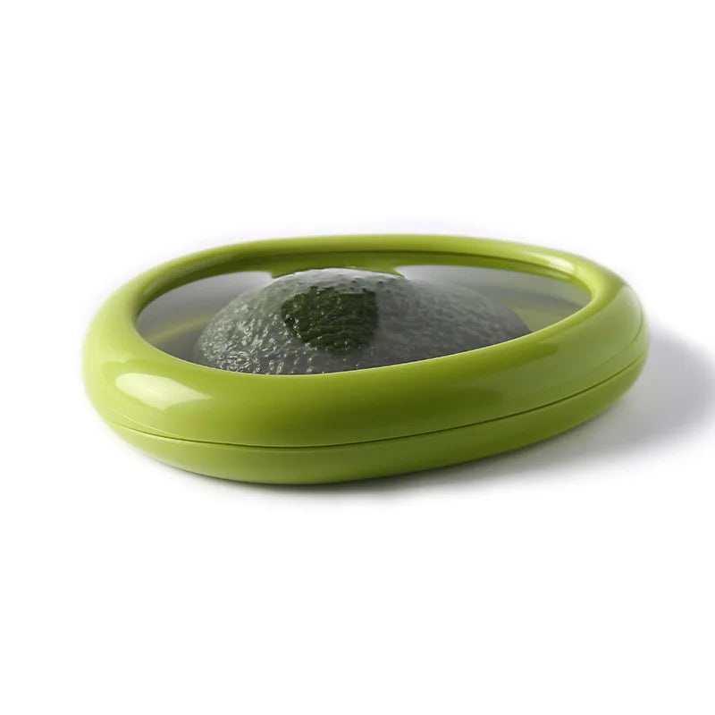 Silicone Fruit &amp; Vegetable Fresh-Keeping Box Set – Portable &amp; Stackable Containers - Green image
