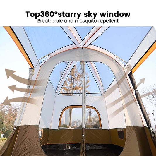 2025 Upgraded 4 Season Camping Tent – Ideal for 3-12 Person Family Adventures image 1