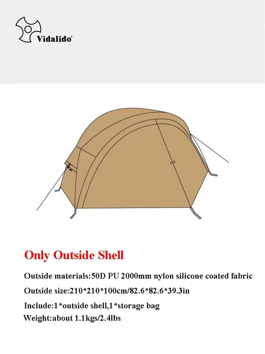 Vidalido Floating Island Tent Cot – Ultralight 1-Person Camping Solution image 7